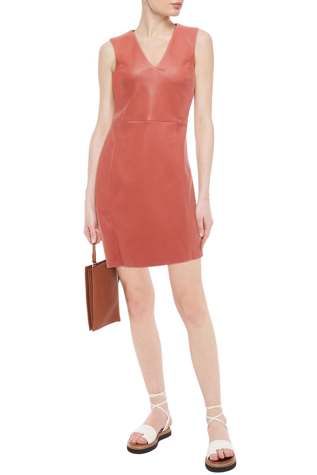 DROME Leather mini dress