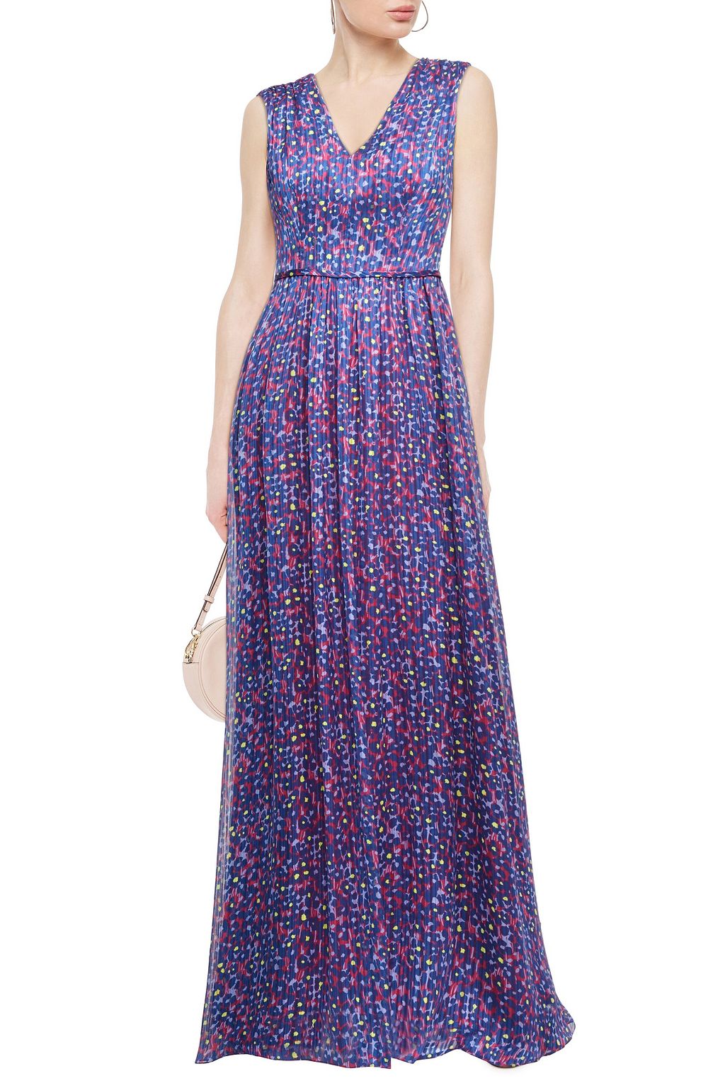 CAROLINA HERRERA Floral-print burnout crepe de chine gown