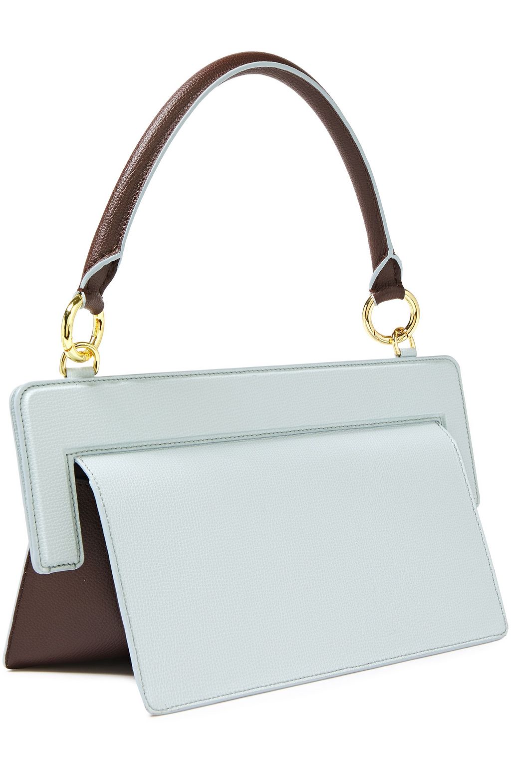 YUZEFI Ada textured-leather shoulder bag