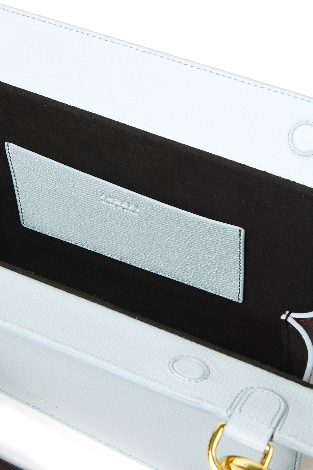YUZEFI Ada textured-leather shoulder bag