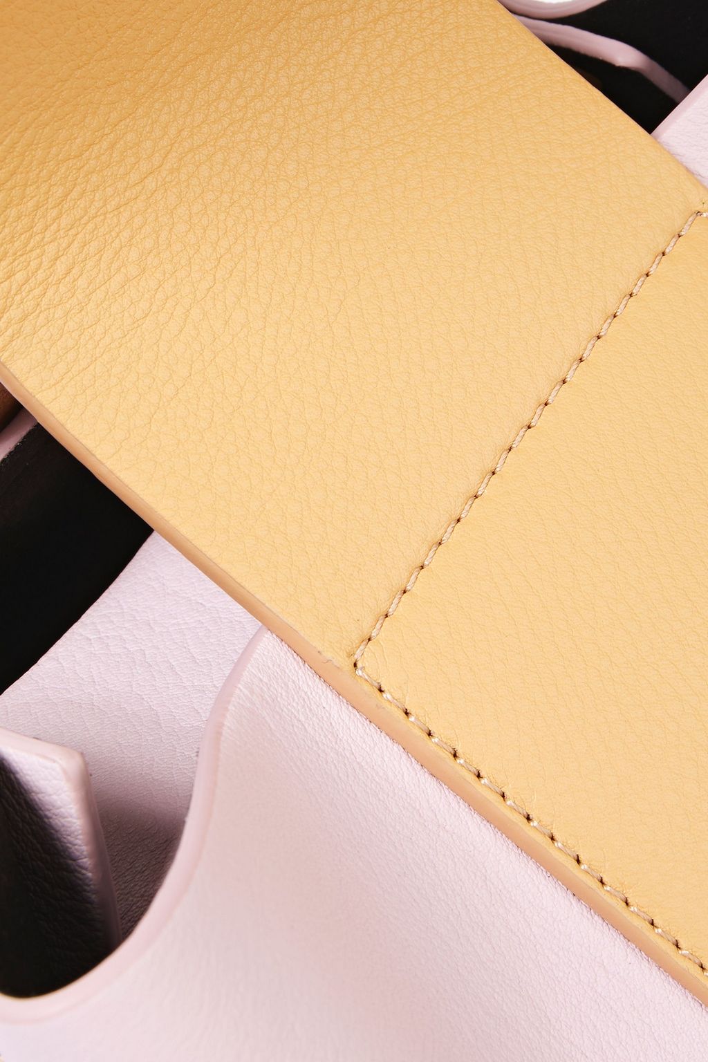 YUZEFI Tab textured-leather tote