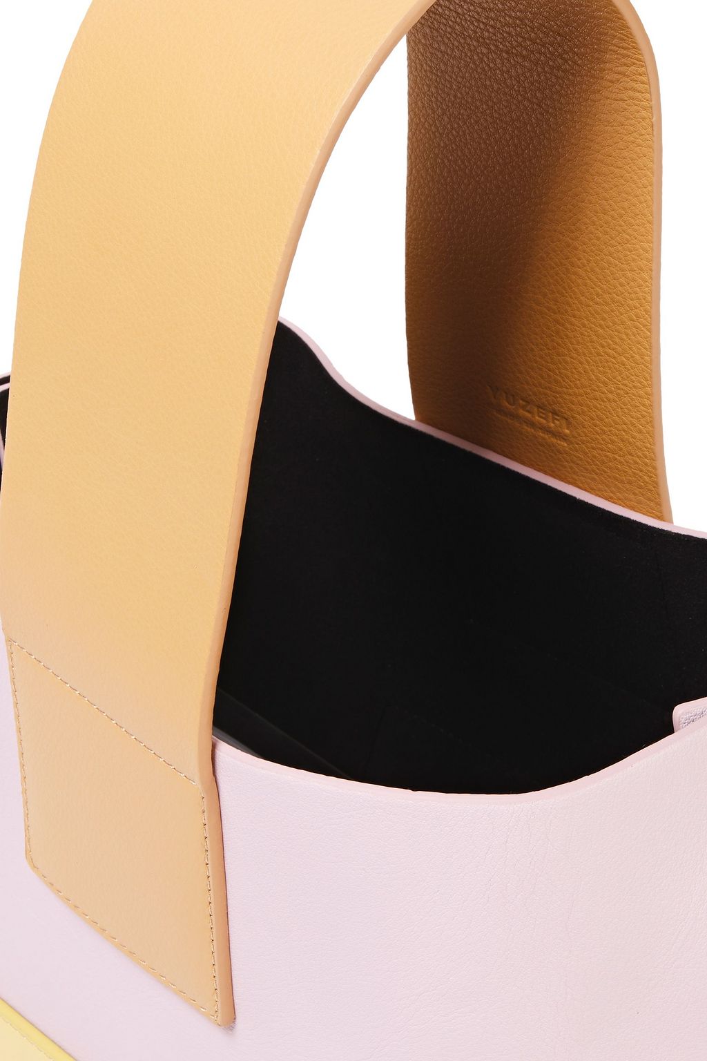 YUZEFI Tab textured-leather tote