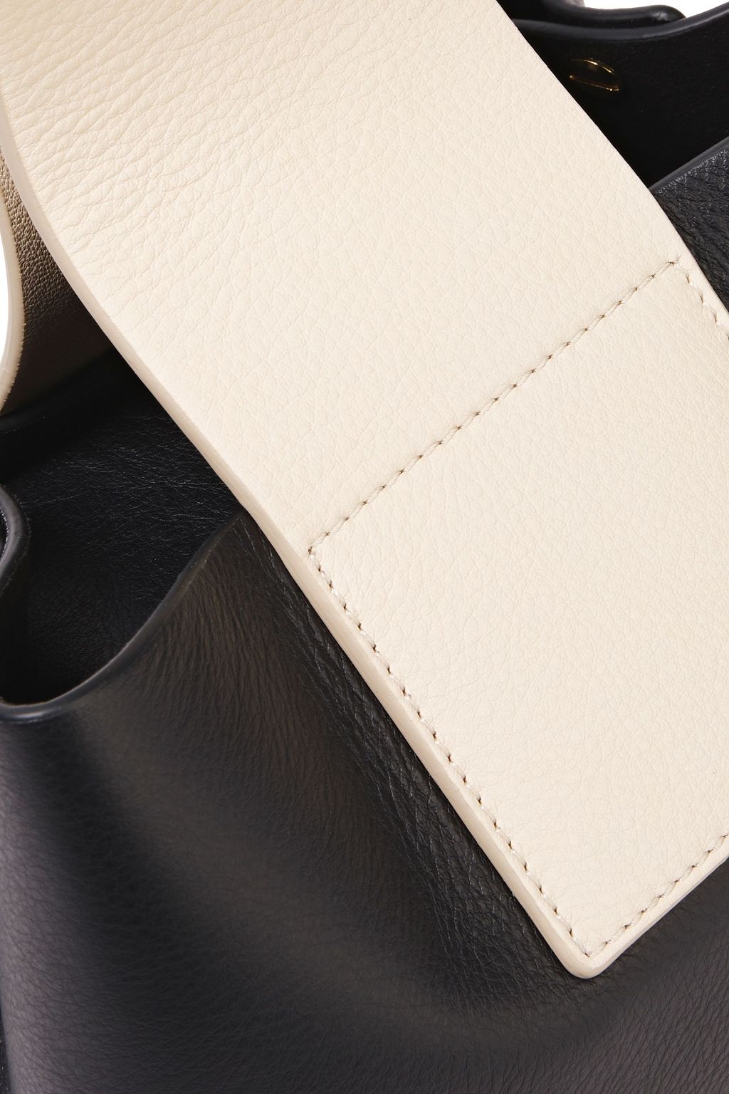 YUZEFI Tab textured-leather tote