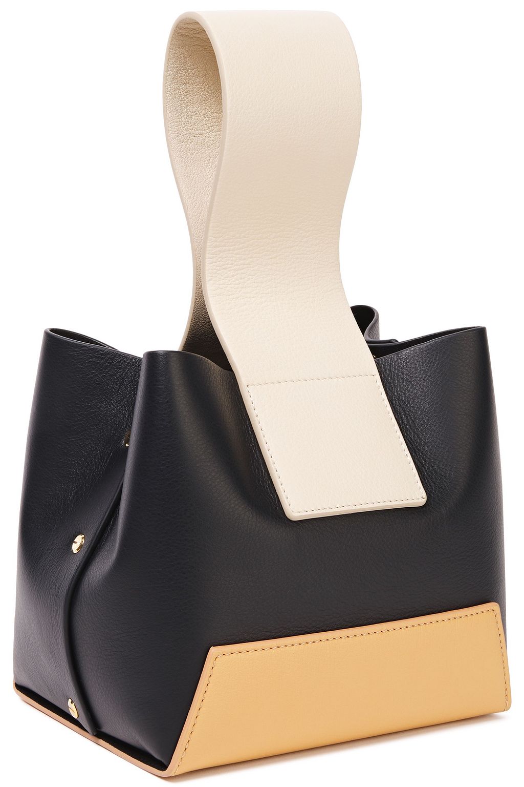 YUZEFI Tab textured-leather tote