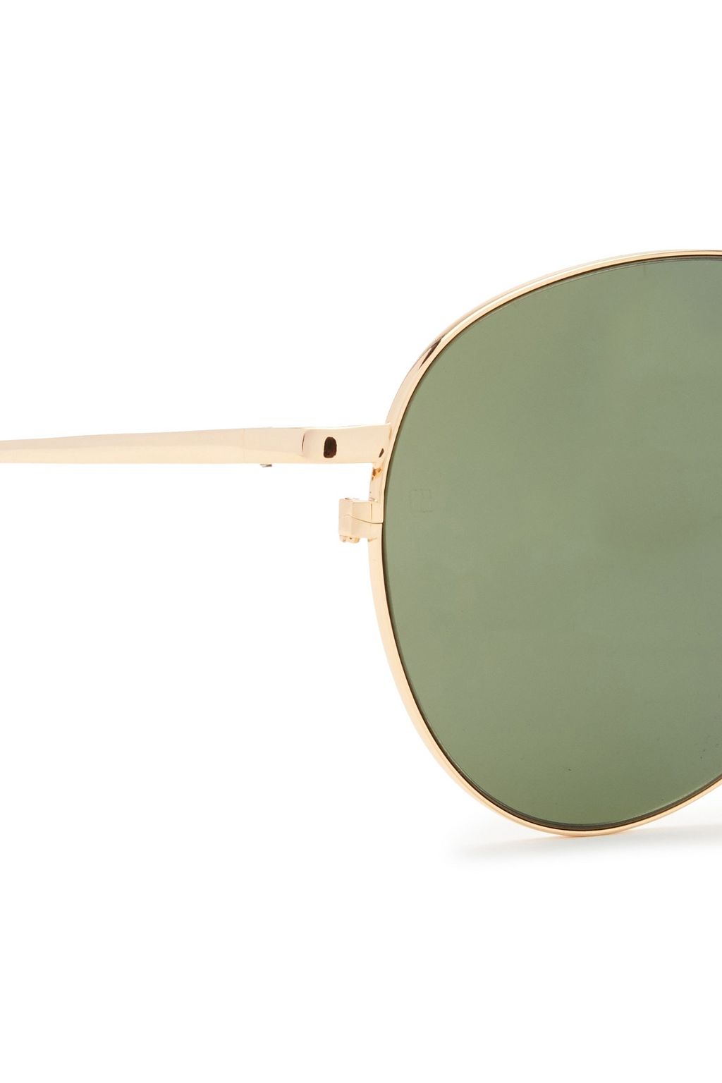 LINDA FARROW Aviator-style gold-tone  sunglasses