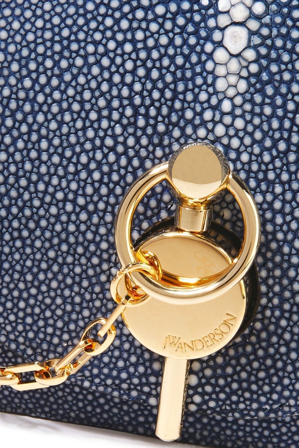 JW ANDERSON Keyts nano leather and stingray shoulder bag