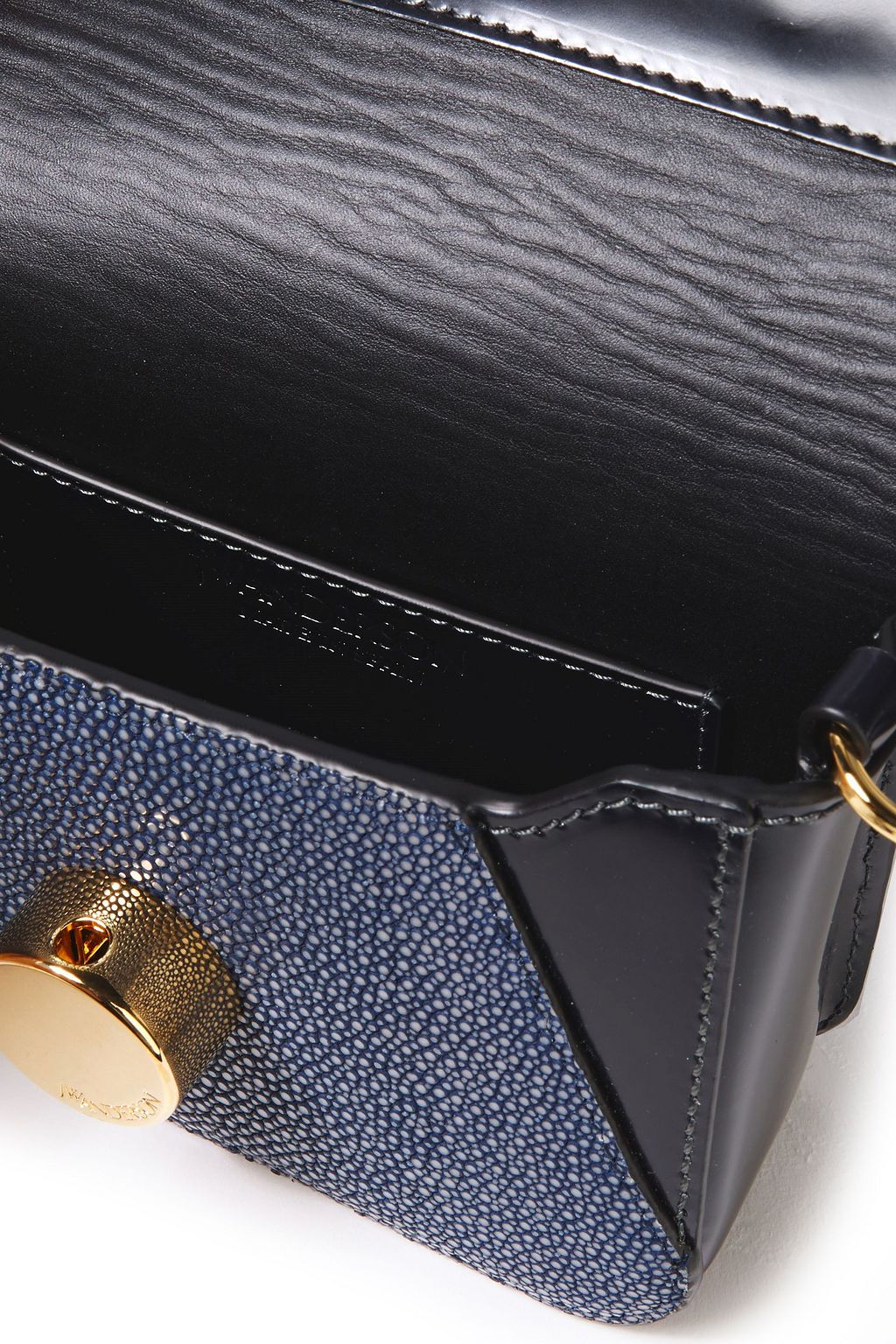 JW ANDERSON Keyts nano leather and stingray shoulder bag