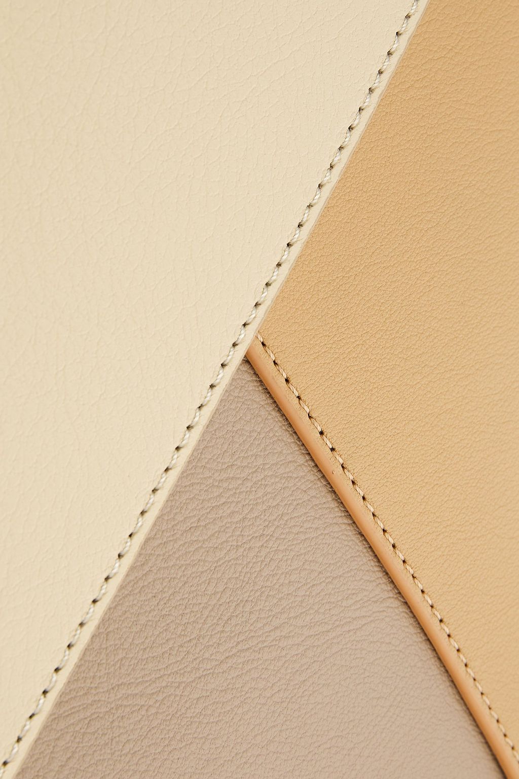 YUZEFI Pablo color-block textured-leather shoulder bag