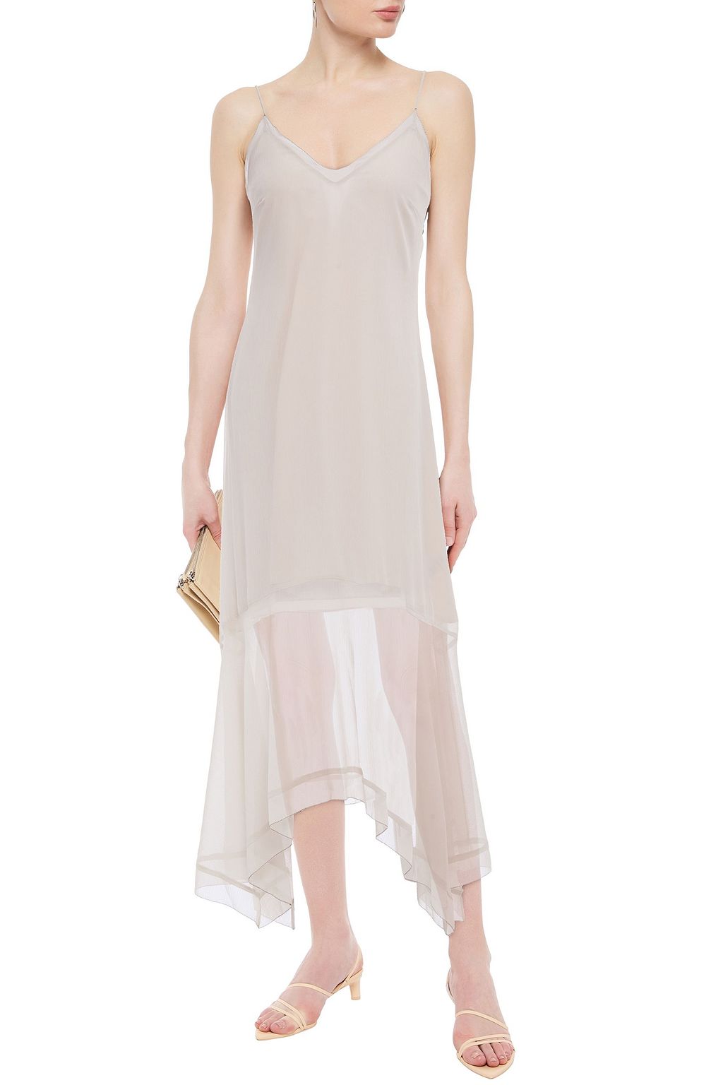 CHARLI Crepon slip dress