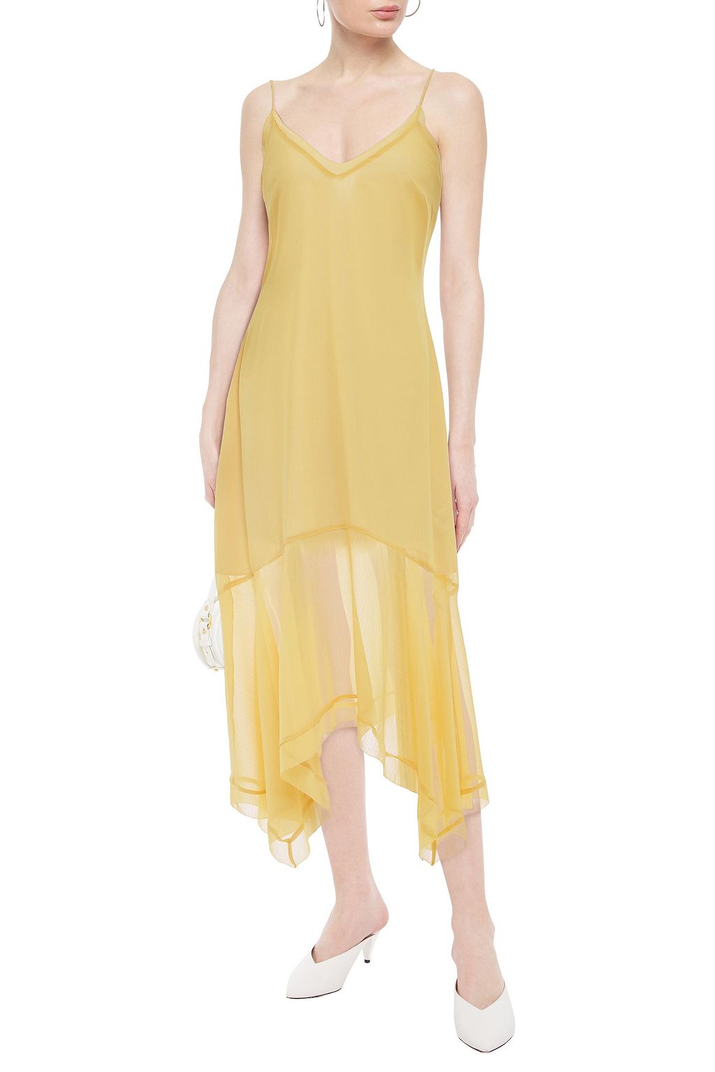 CHARLI Crepon slip dress