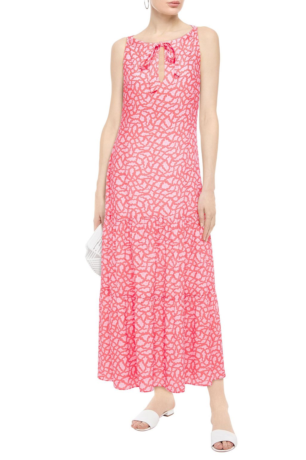 CHARLI Ida printed crepe maxi dress