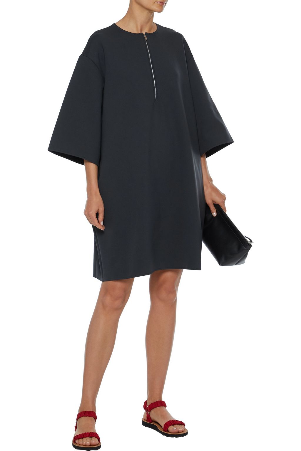 THE ROW Latif oversized neoprene mini dress