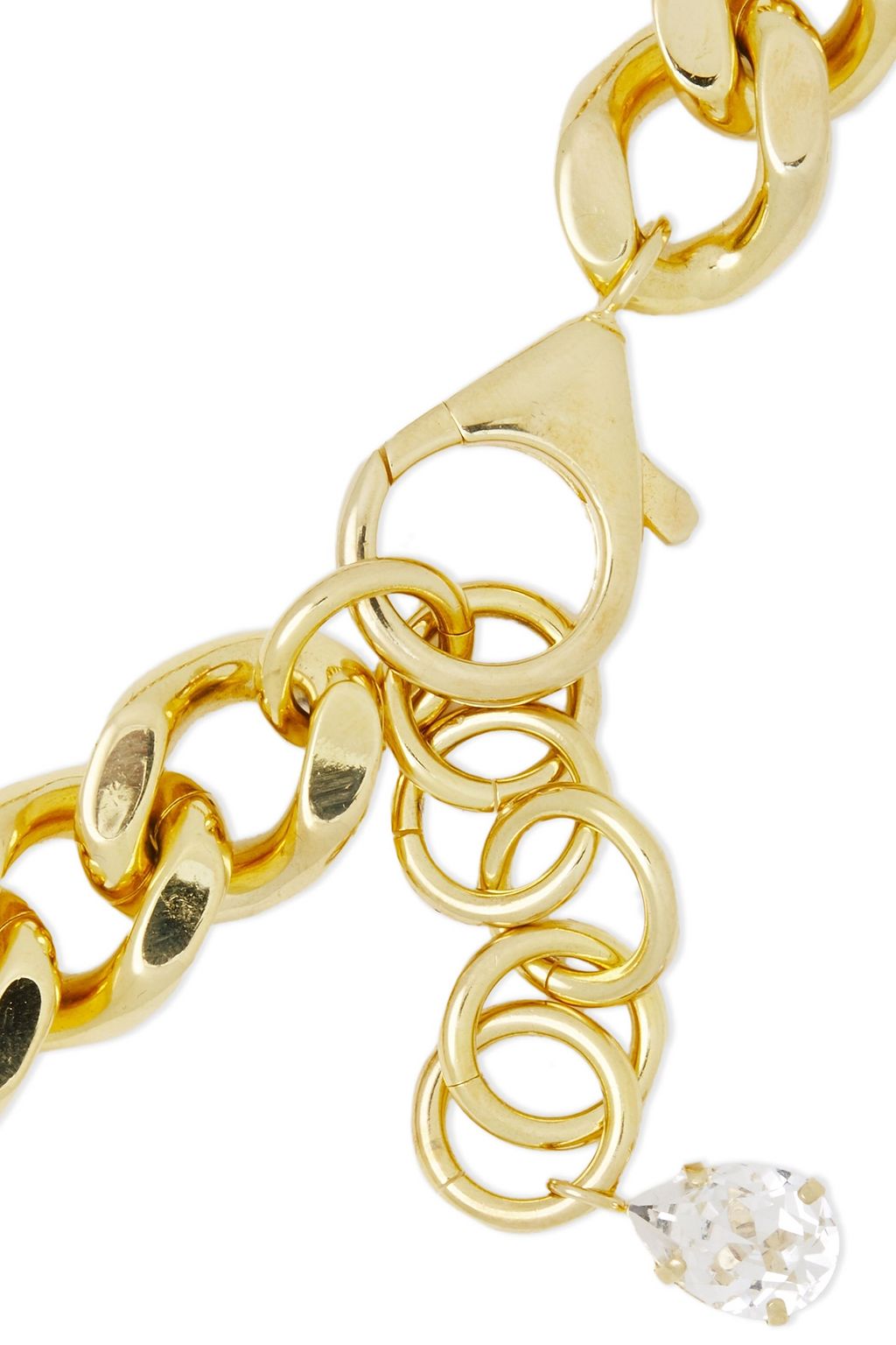 DOLCE&GABBANA Gold-tone crystal necklace