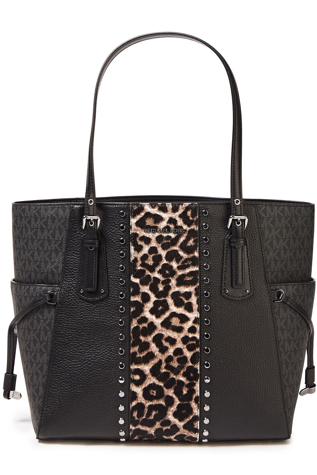 michael kors leopard tote