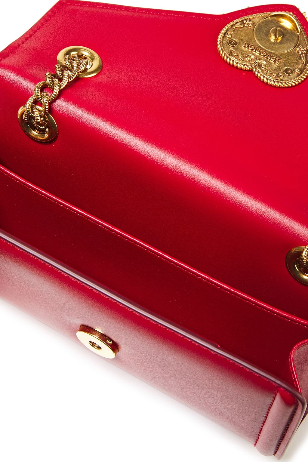 DOLCE&GABBANA Devotion embellished leather shoulder bag