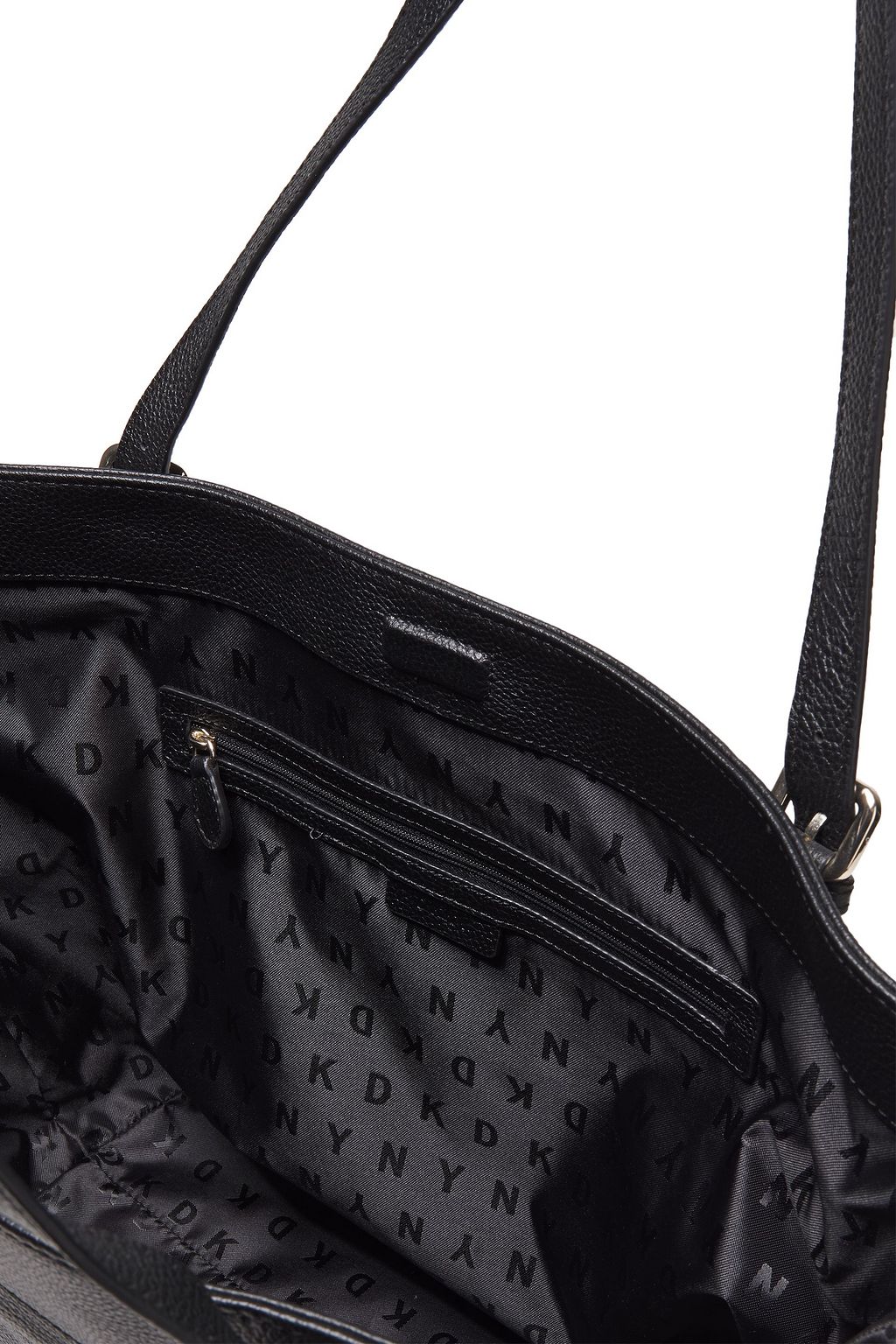 DKNY Pebbled-leather tote
