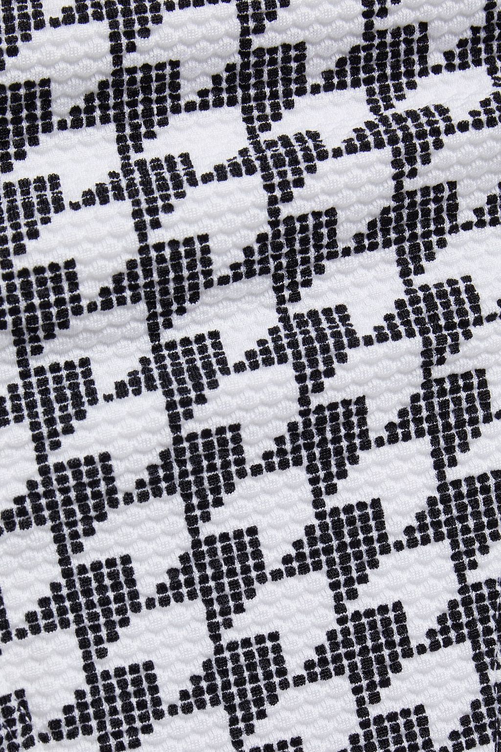 ONIA Ashley houndstooth textured low-rise bikini briefs