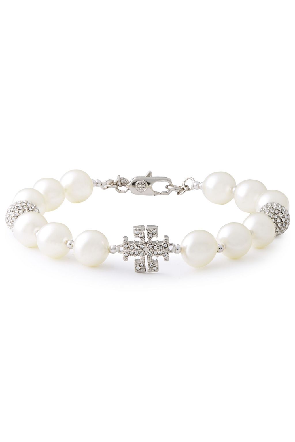 silver crystal bracelet