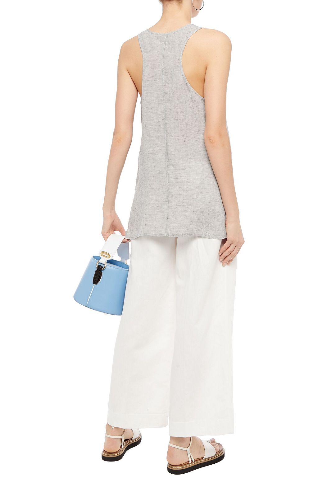 J BRAND Indy gauze tank