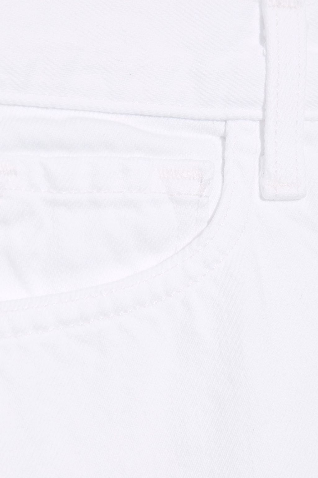 J BRAND Bonny frayed denim mini skirt