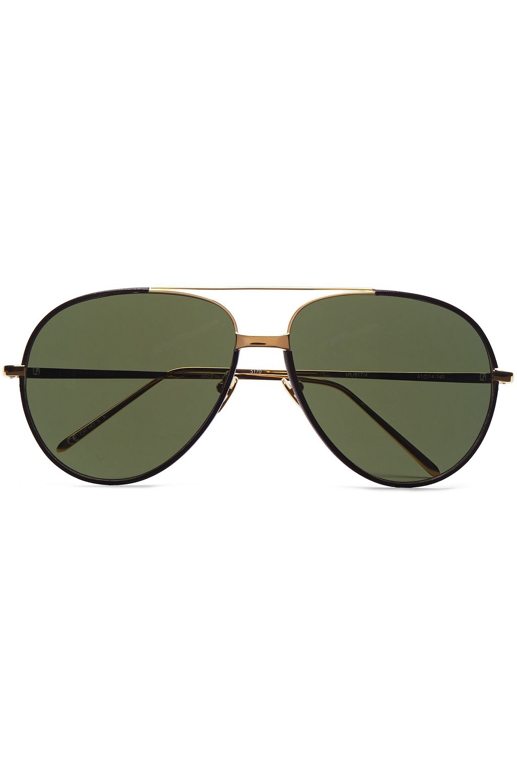 linda farrow leather sunglasses