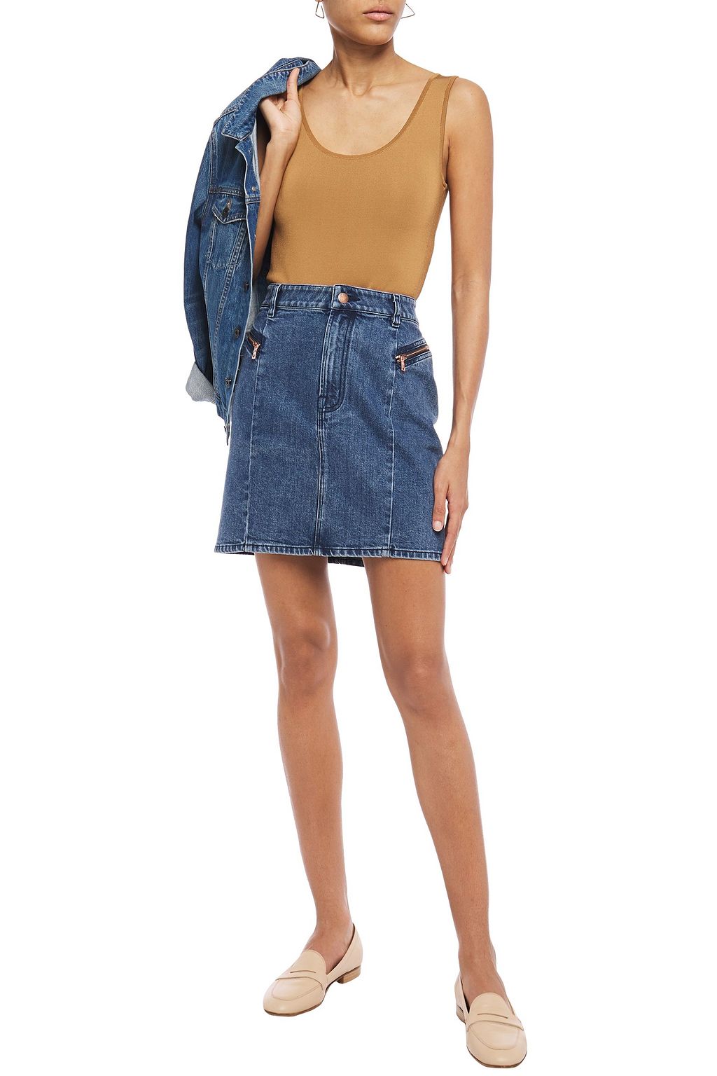 j brand denim skirt