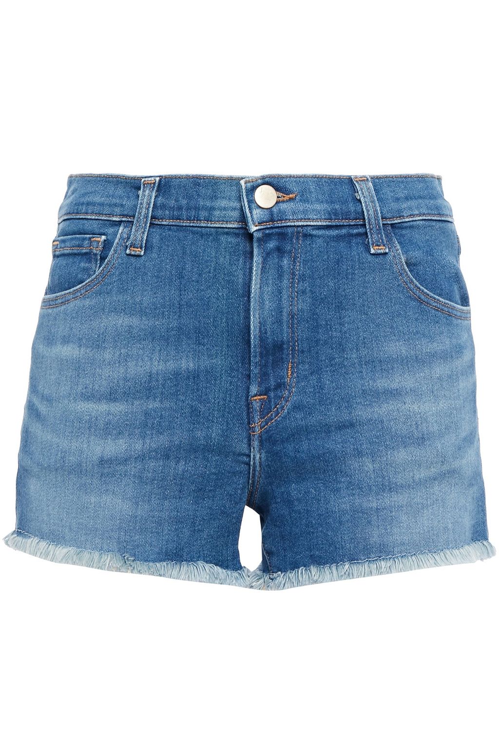 frayed denim shorts