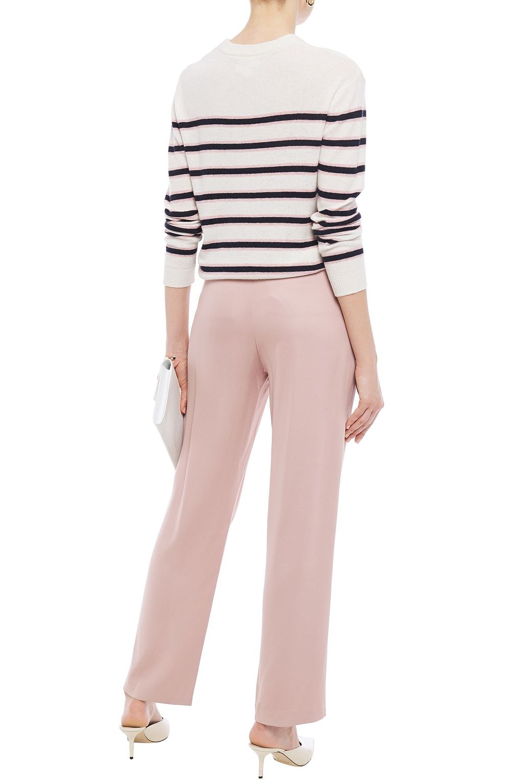 VELVET BY GRAHAM & SPENCER Striped knitted sweater