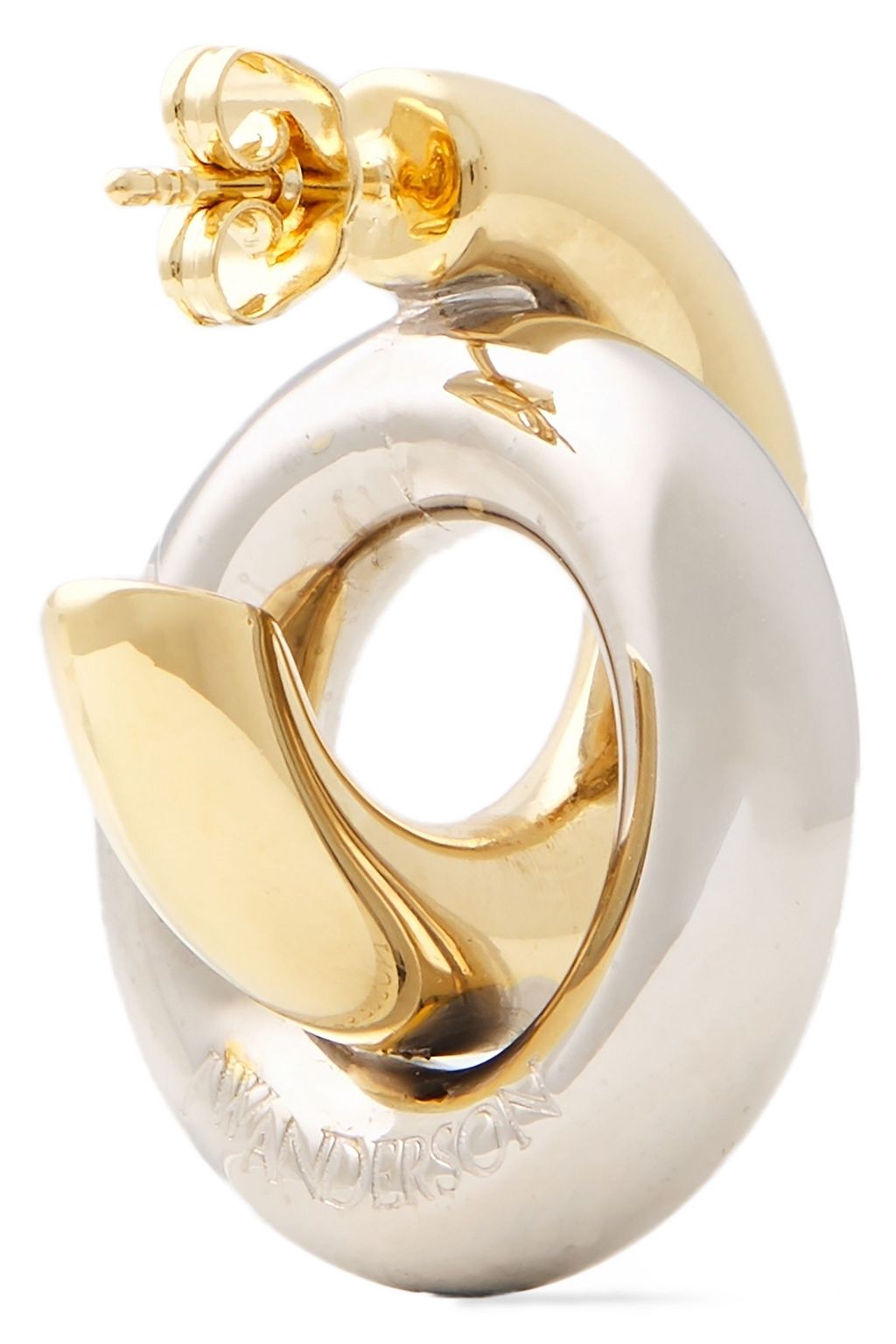 JW ANDERSON Silver and gold-tone earrings