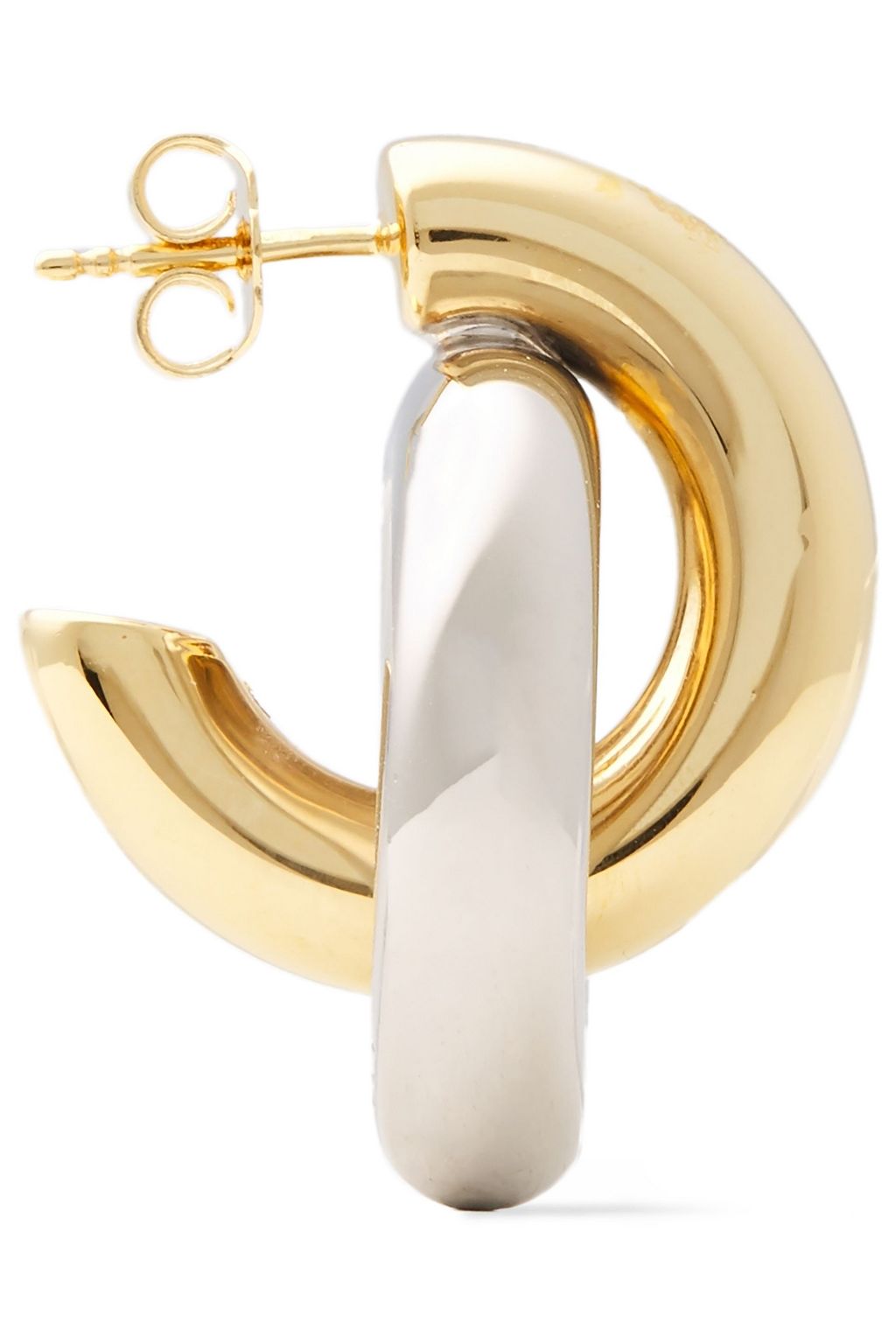 JW ANDERSON Silver and gold-tone earrings