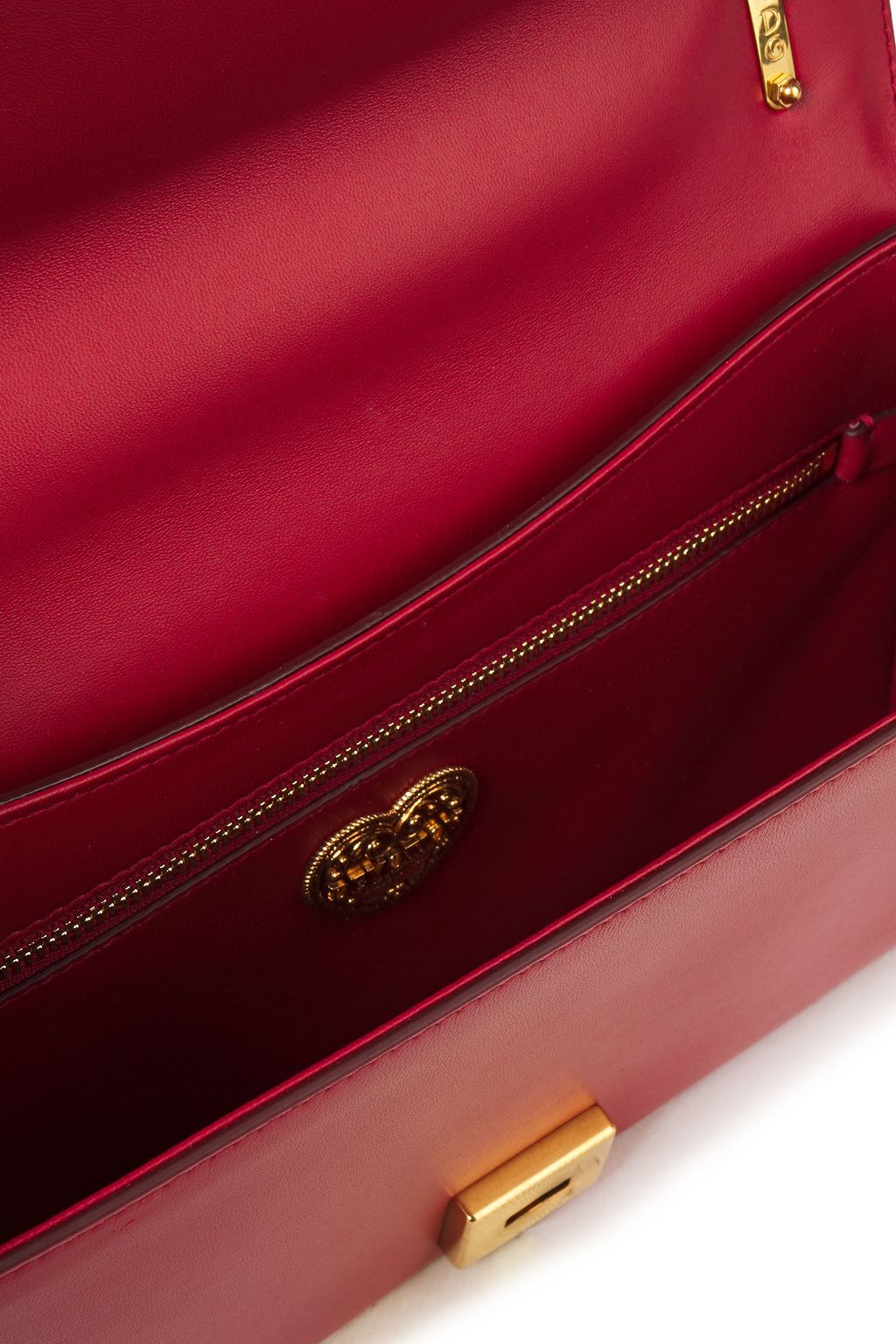 DOLCE&GABBANA Devotion embellished quilted leather shoulder bag