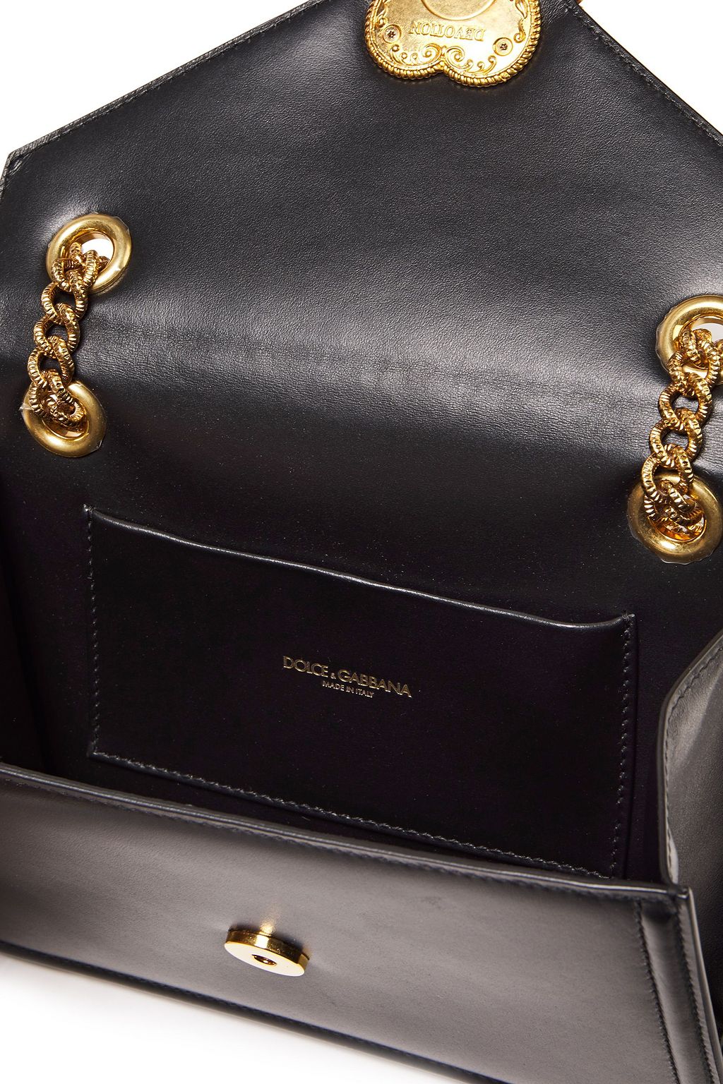 DOLCE&GABBANA Devotion medium embellished leather shoulder bag