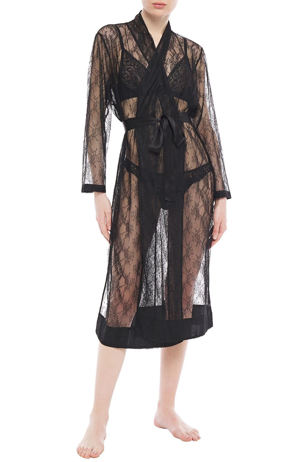 SKIN Lace robe