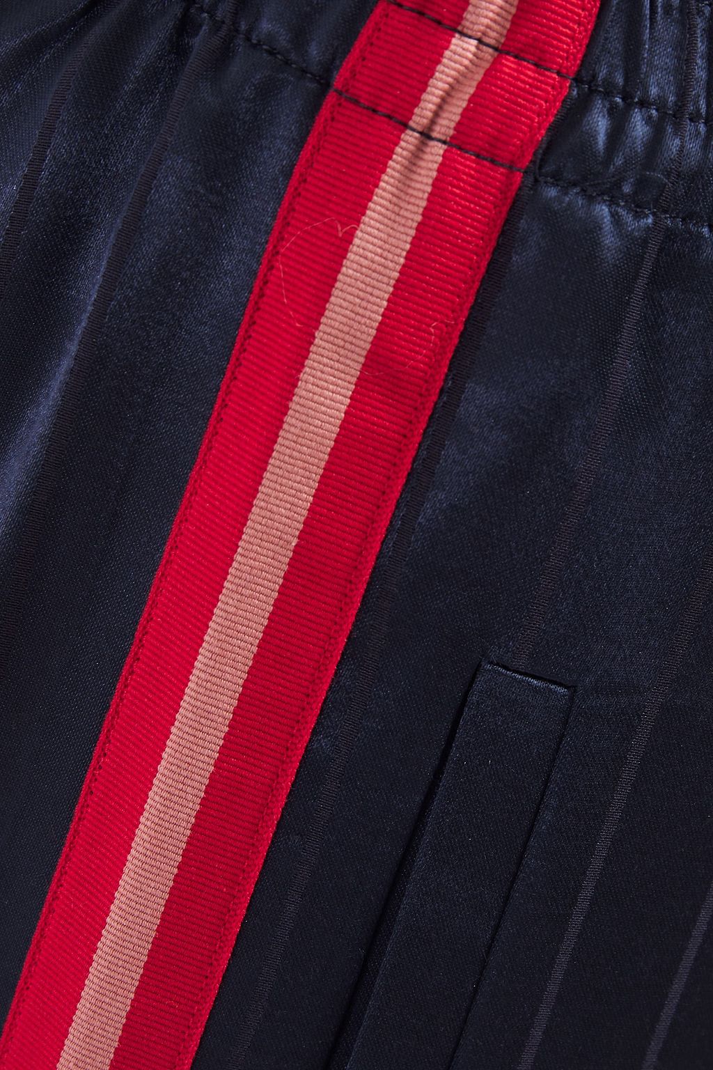 RAG & BONE Striped satin track pants