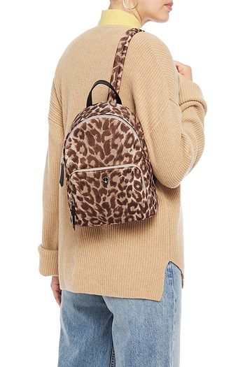 kate spade leopard print backpack