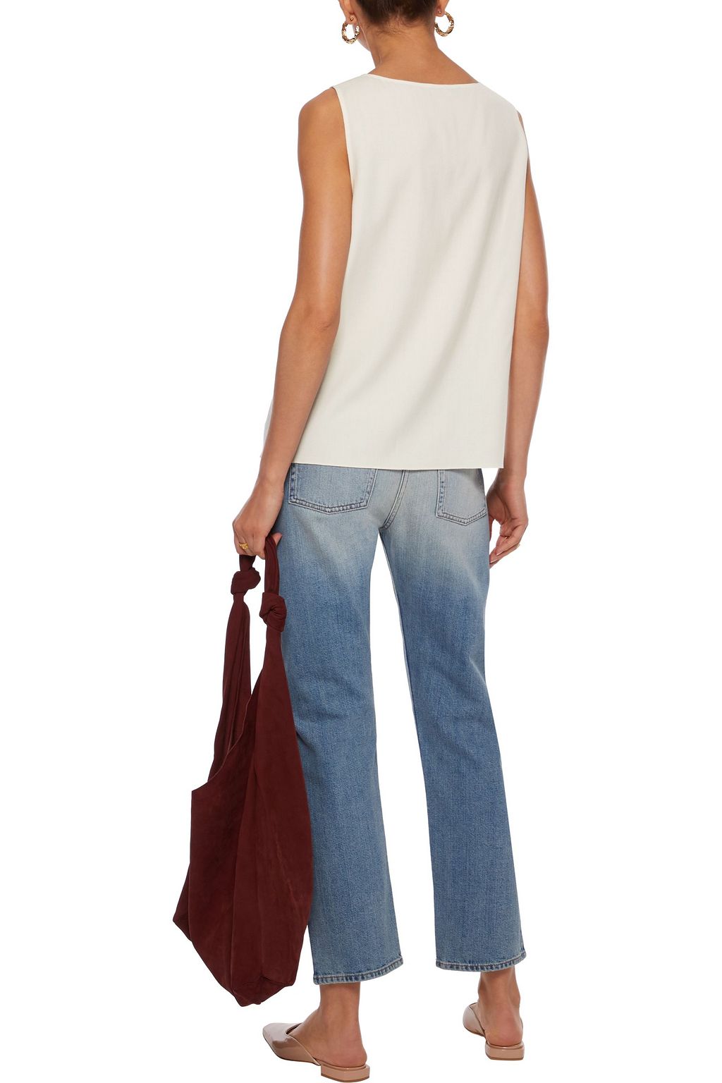 THE ROW Ashland cropped mid-rise straight-leg jeans