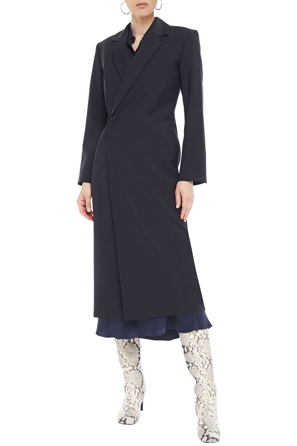 DEVEAUX Glenn cady midi tuxedo dress