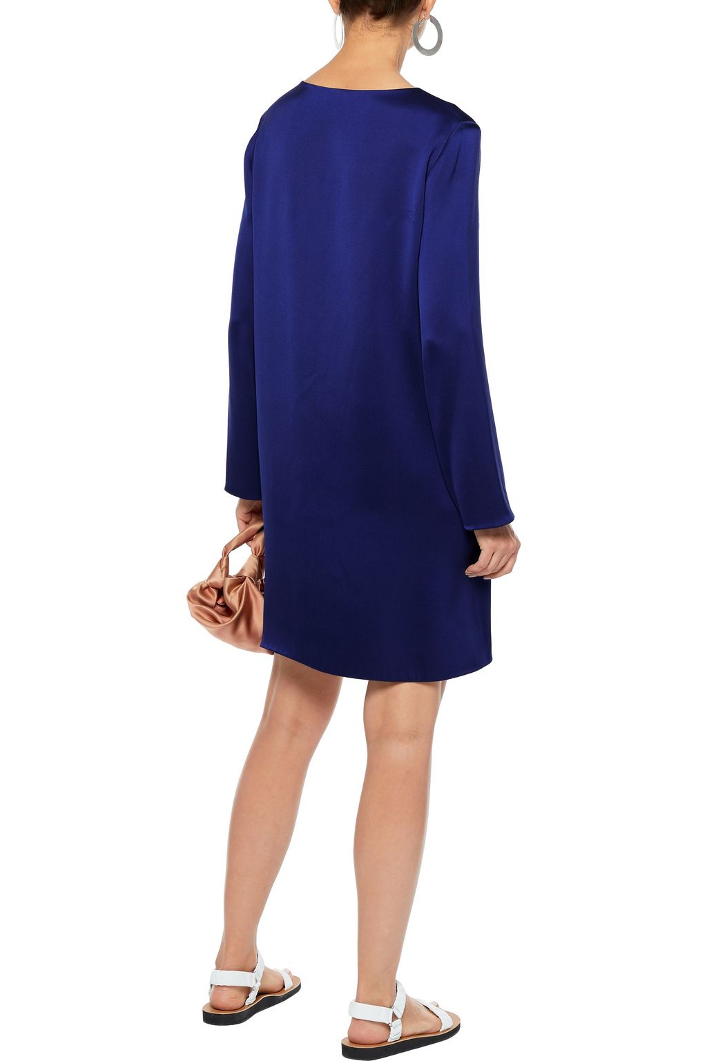 THE ROW Kahlid silk-charmeuse mini dress