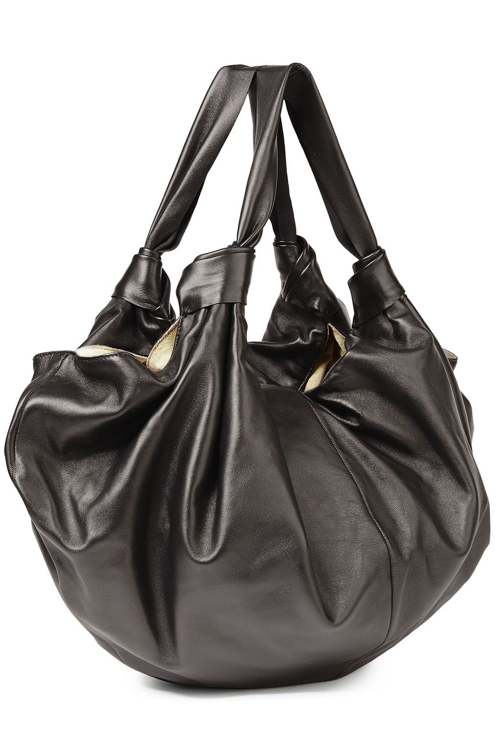 THE ROW Ascot knotted leather shoulder bag