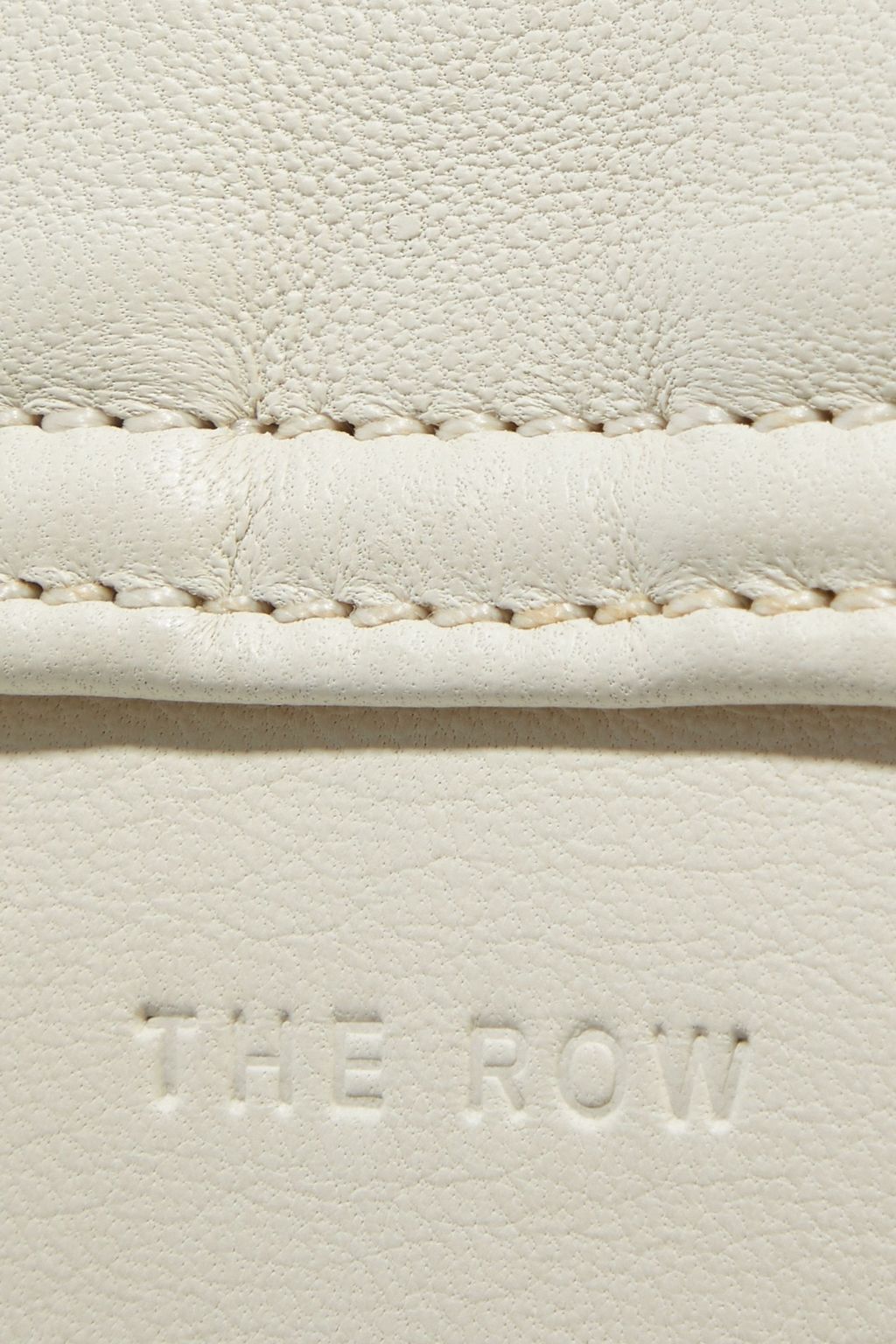 THE ROW Fan Bag 10 pleated leather clutch