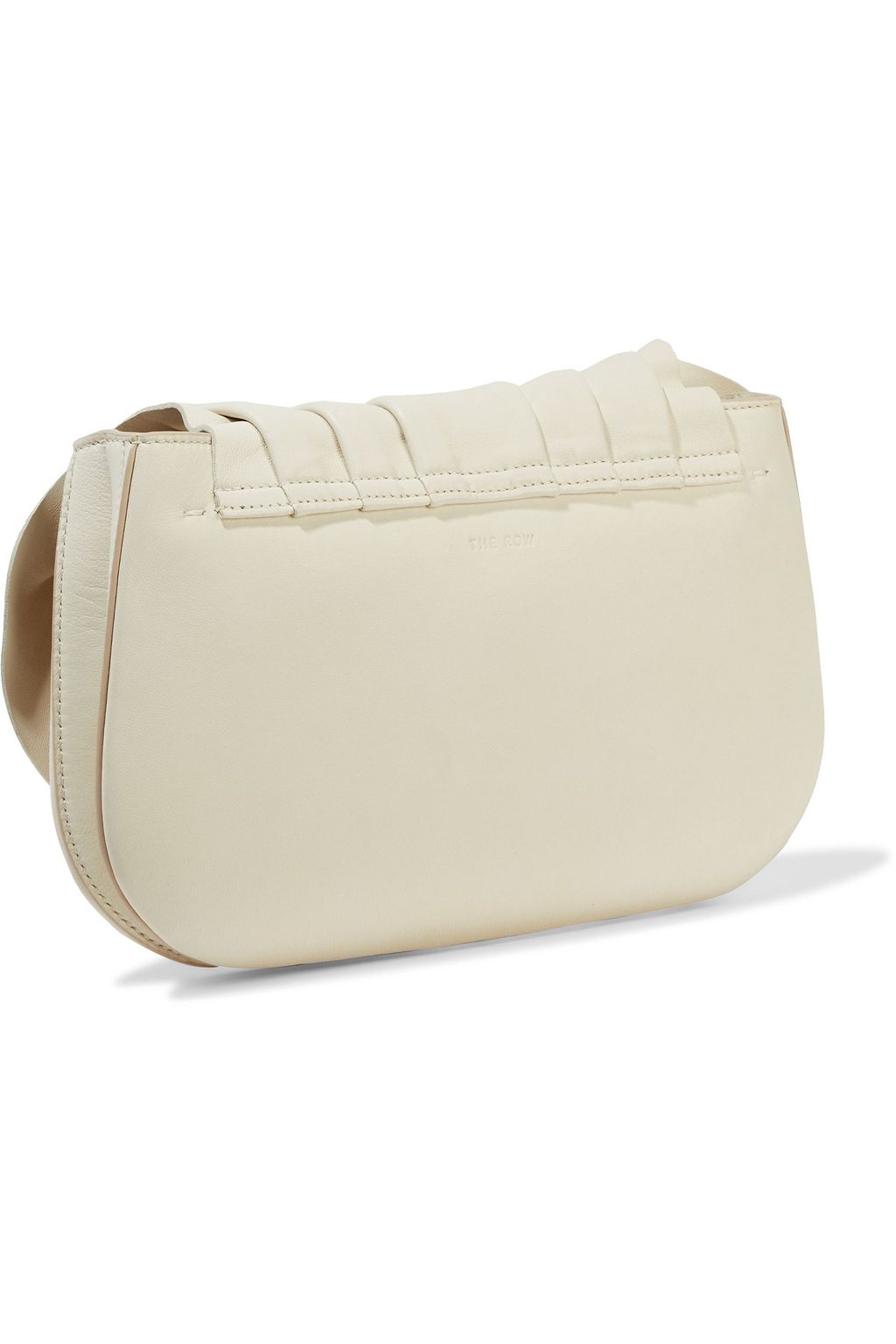 THE ROW Fan Bag 10 pleated leather clutch