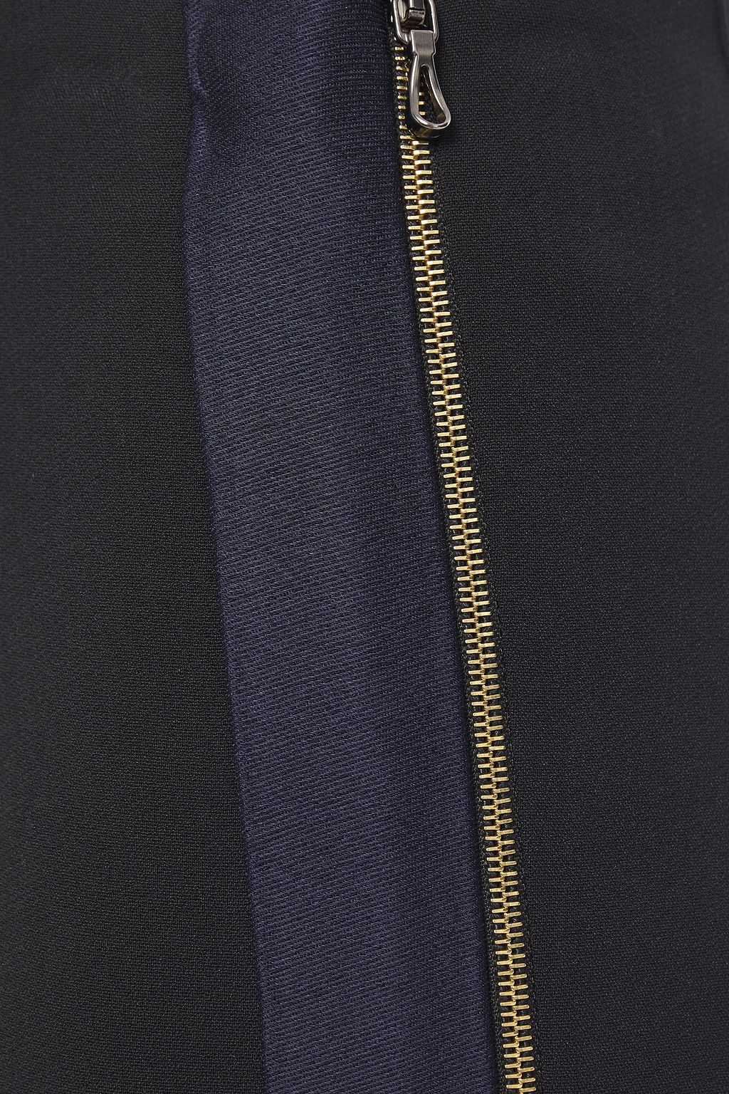 ROLAND MOURET Madison striped crepe flared pants