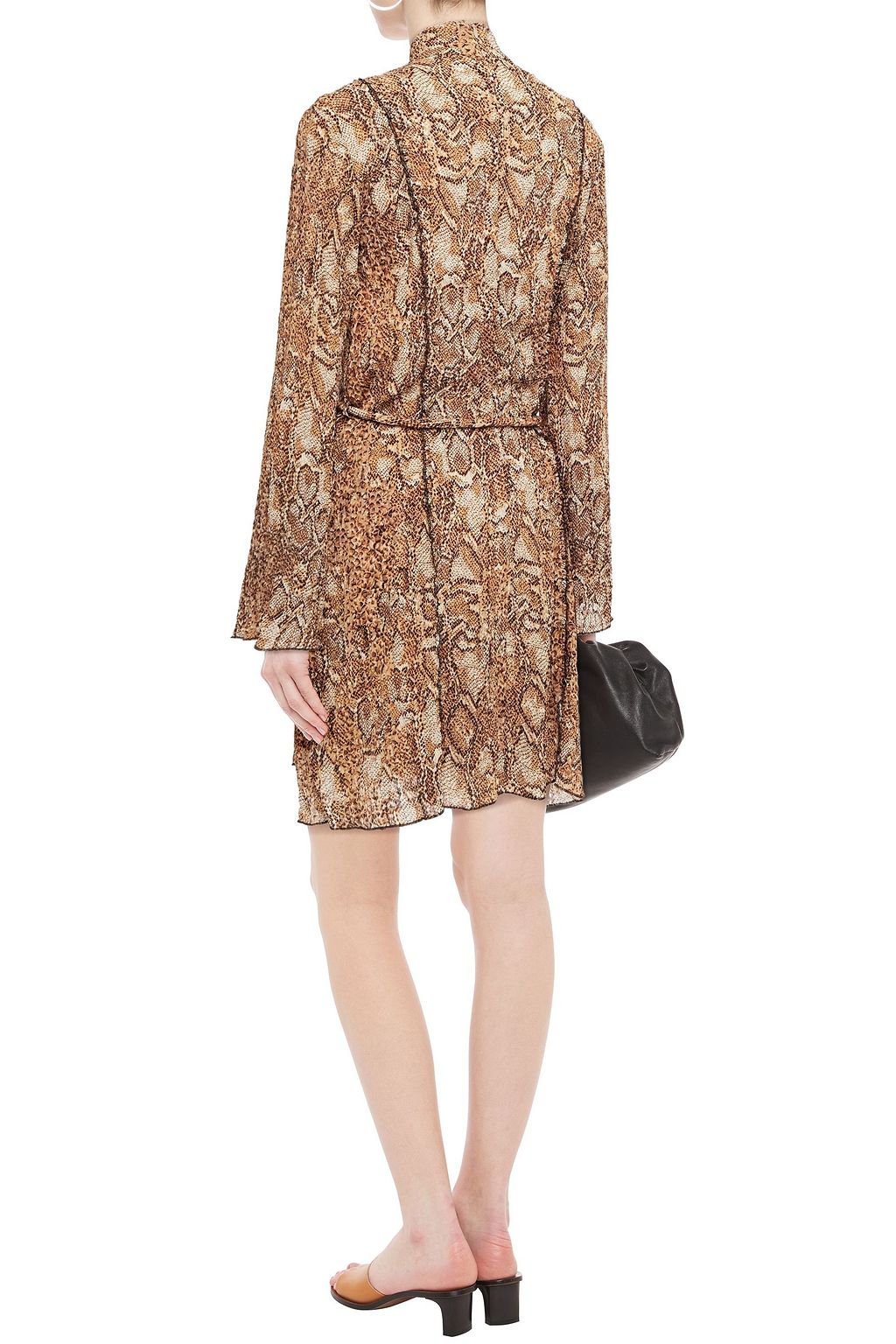 NANUSHKA Yai printed crinkled-crepe mini dress