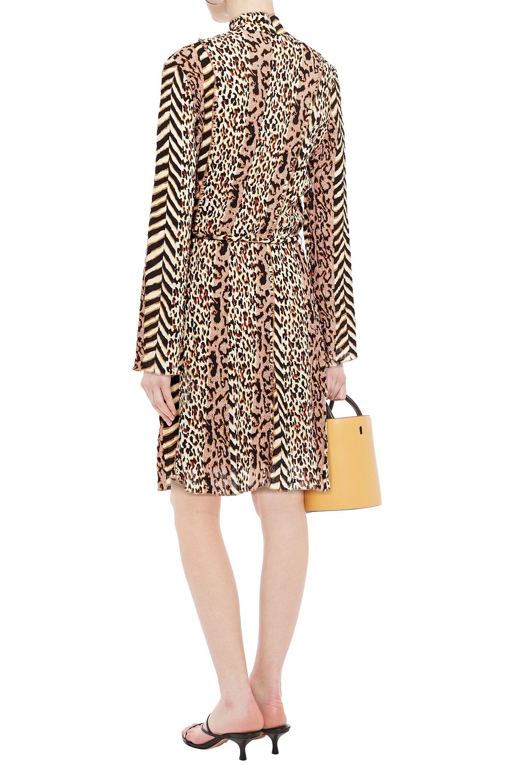 NANUSHKA Yai printed crinkled-crepe mini dress