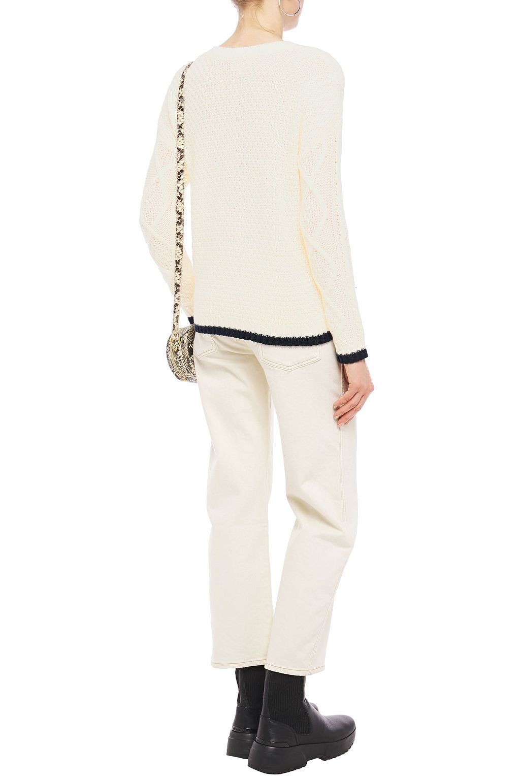 VELVET BY GRAHAM & SPENCER Joan cable-knit sweater