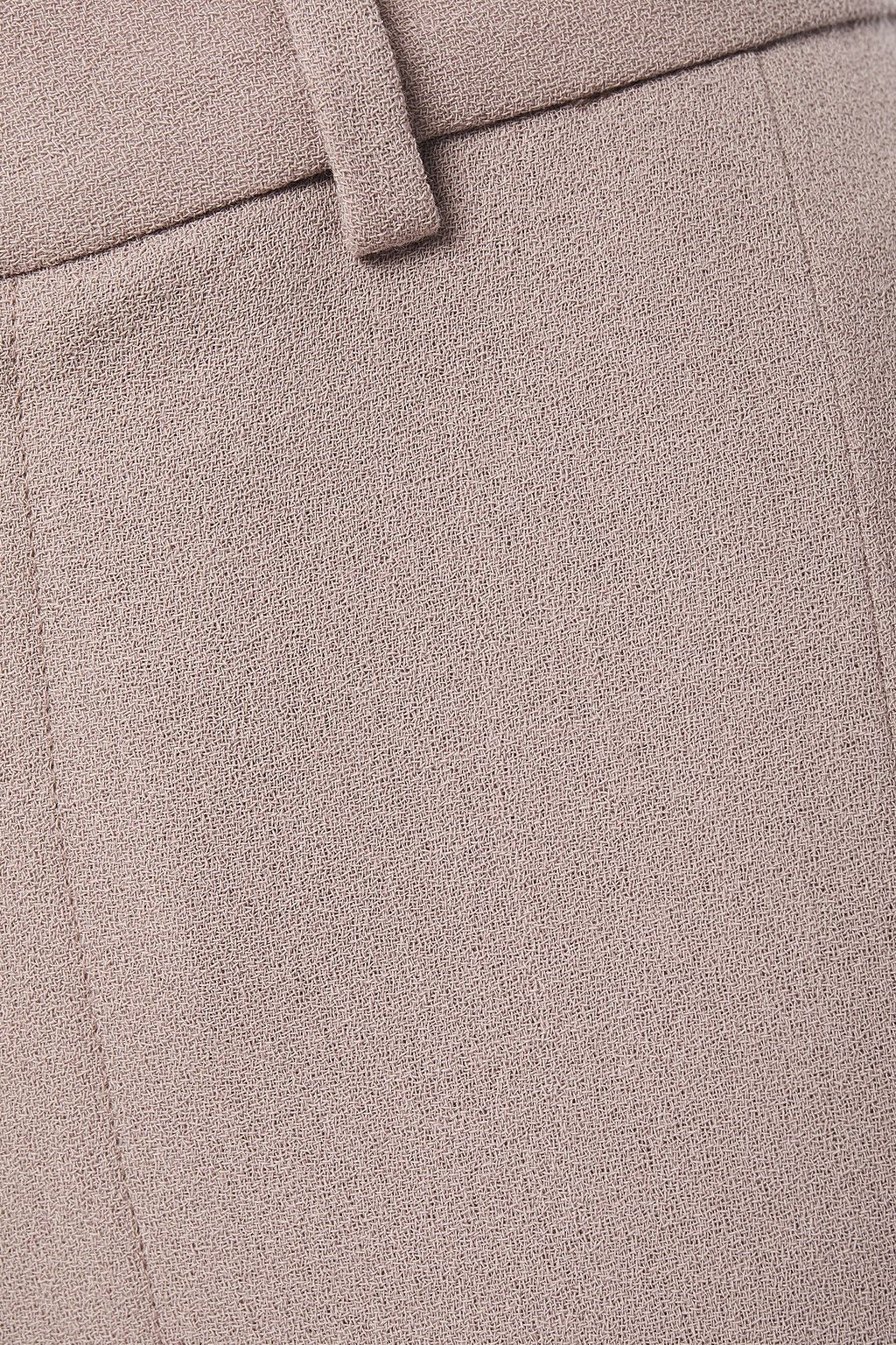 ROLAND MOURET Pleated wool-crepe wide-leg pants