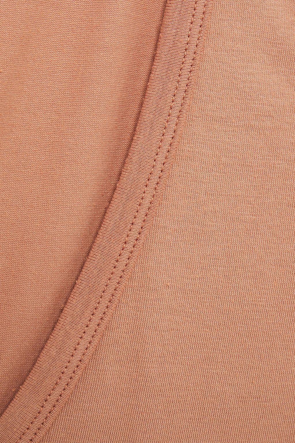 ENZA COSTA Stretch Pima cotton-jersey midi dress