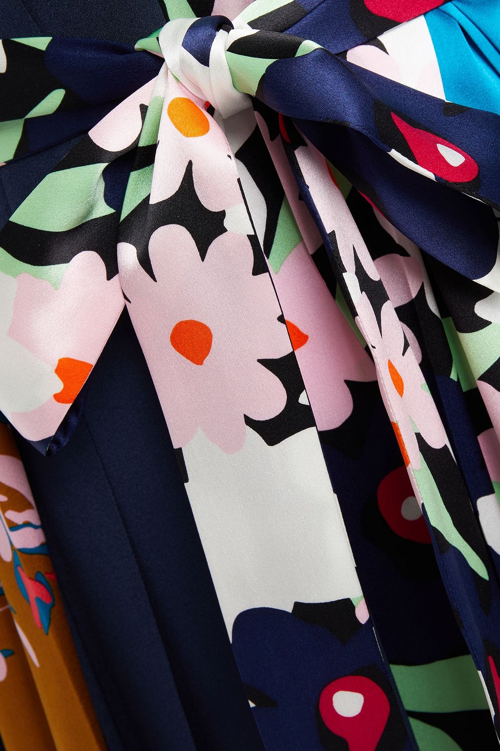 ROKSANDA Afisa floral-print silk-satin and crepe midi dress