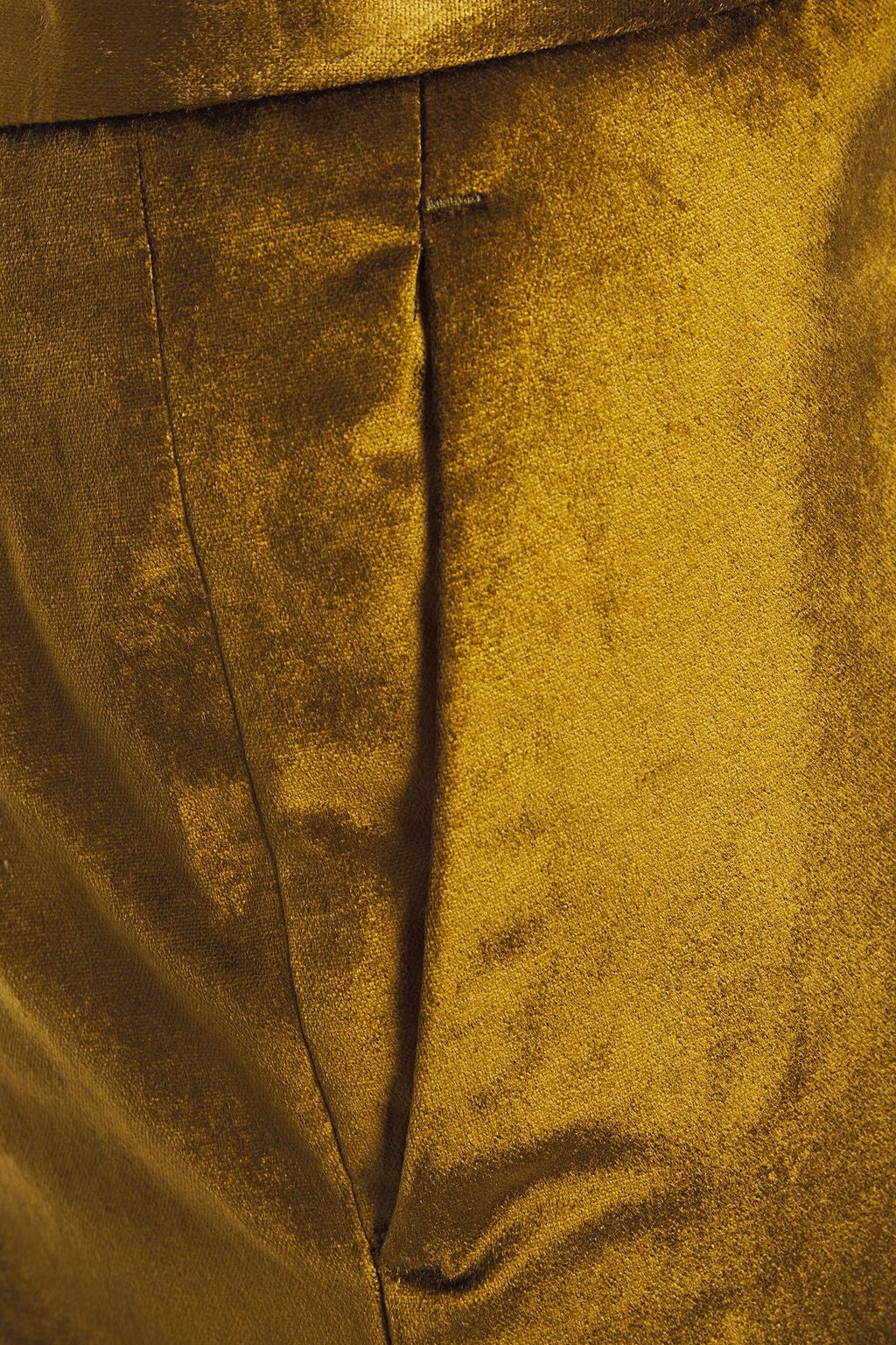 RAG & BONE Cropped cotton-blend velvet tapered pants