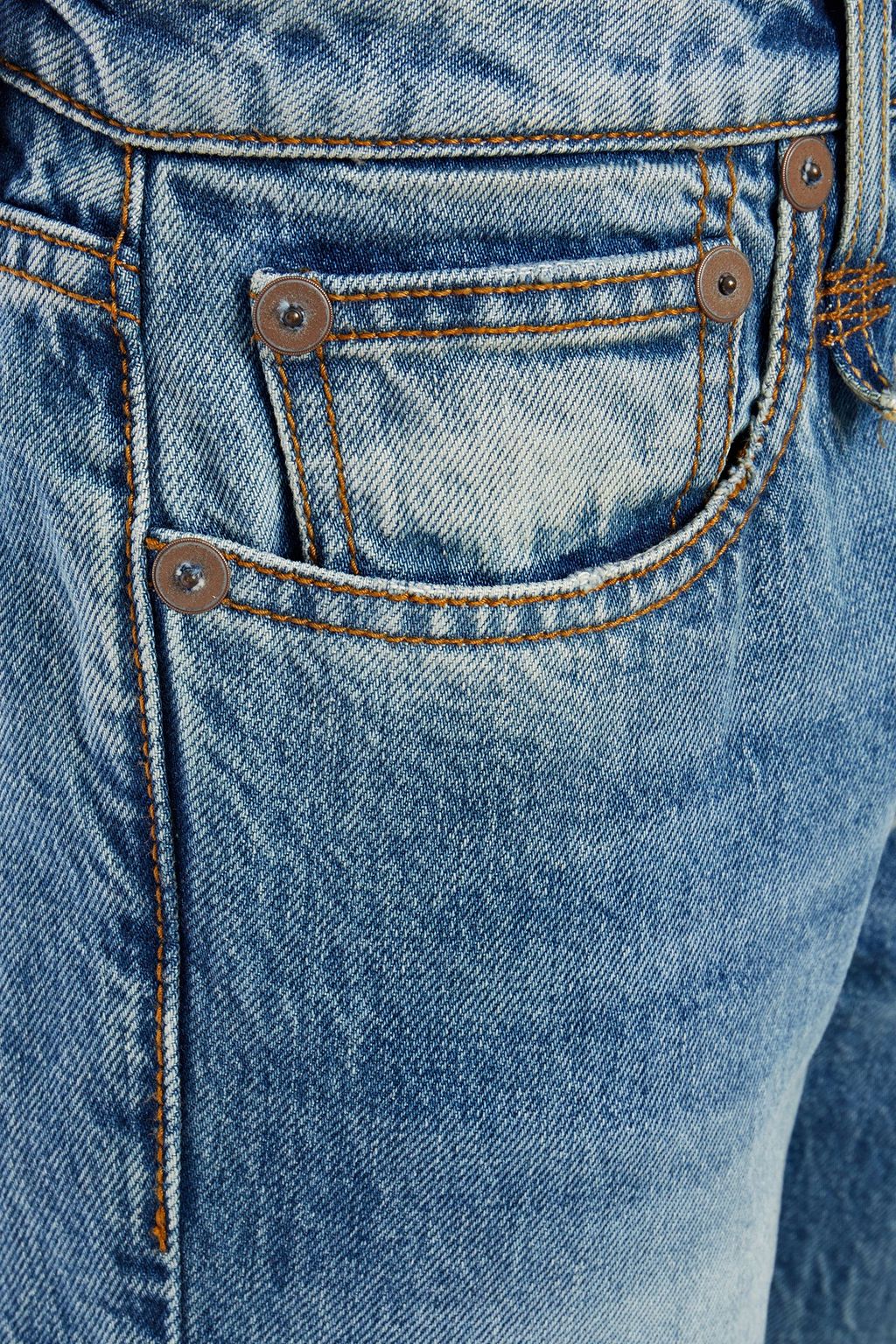 R13 Caddy faded high-rise flared jeans